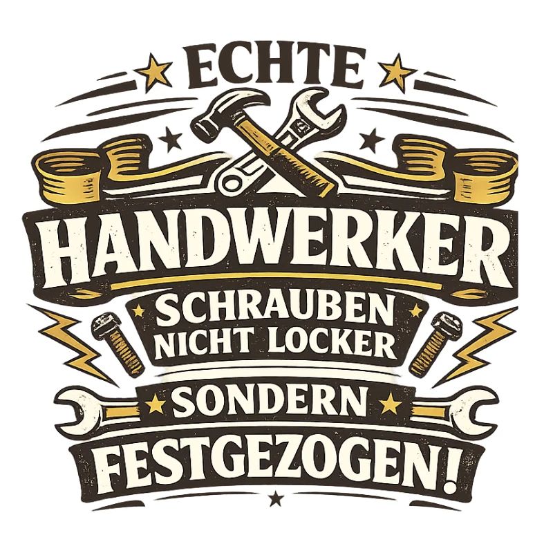 Echte Handwerker Schrauben Festgezogen