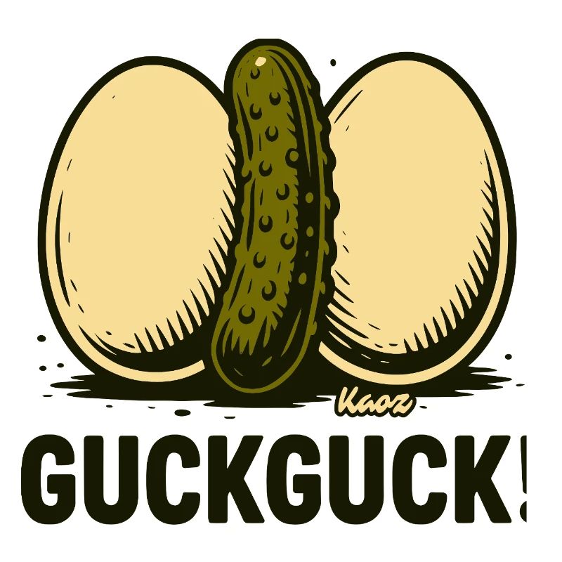 Two hard-boiled eggs with a cucumber