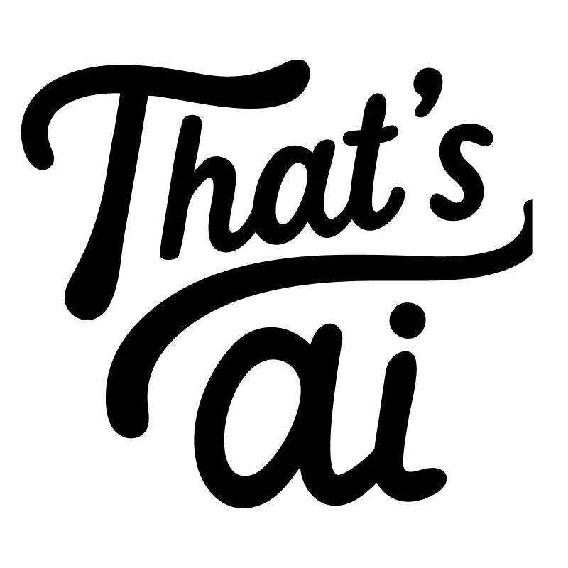 « C’est de l’IA » Typographie manuscrite