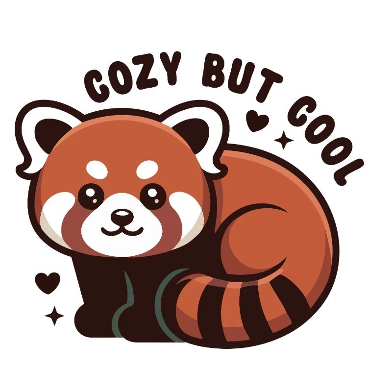 Cuddly Red Panda CUTE BUT COOL