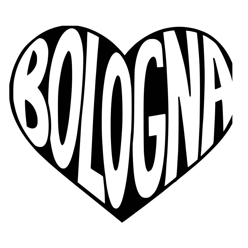 Typographie du cœur de Bologne