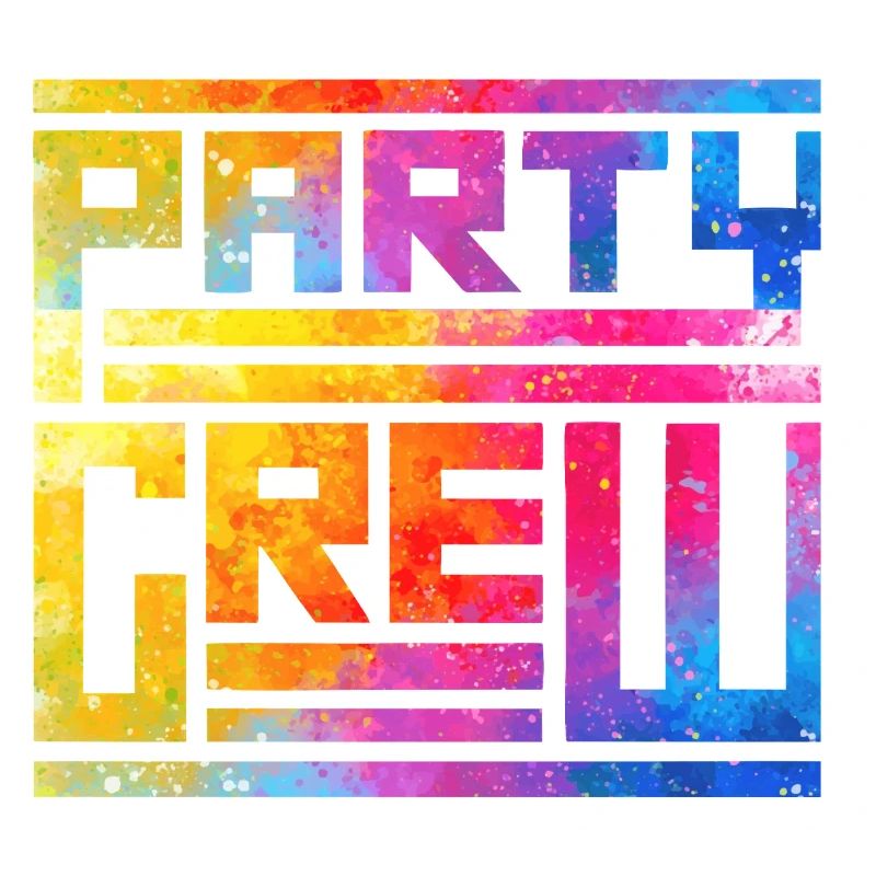Rainbow Splash Party Font