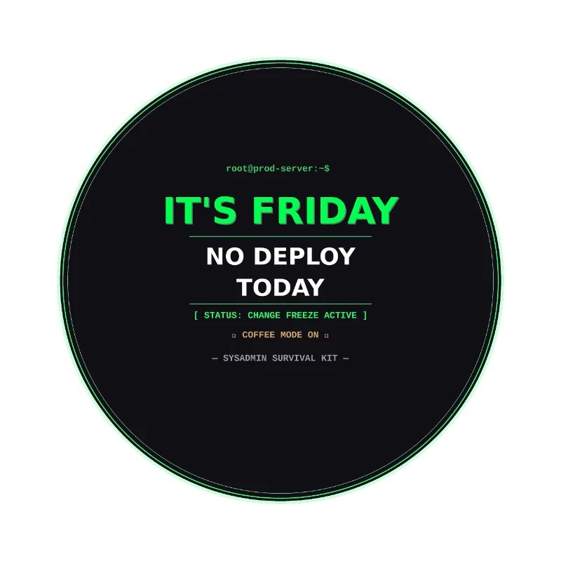 It's Friday – No Deploy Today
