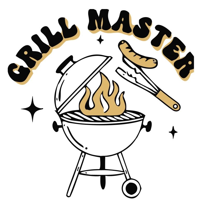 Funny Grill Master BBQ Dad