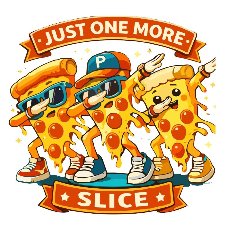 dab dance another slice of pizza cool dabbing pizza
