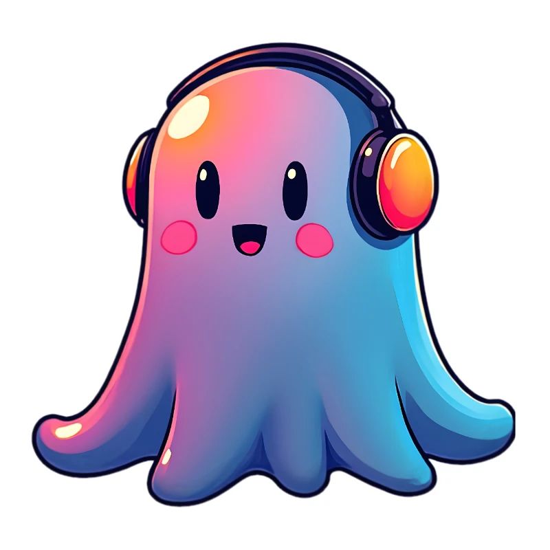 Ghost avec un casque