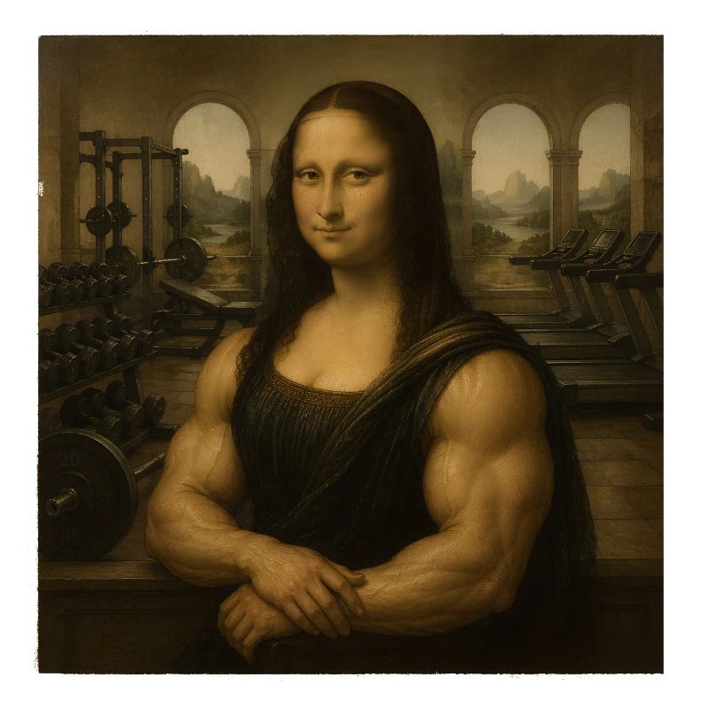 Mona Lifta Leonardo da Vinci Fun Weightlifting