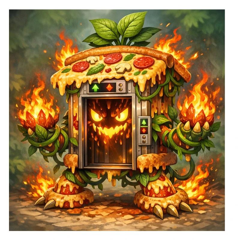 Monstre du Four à Feu à Pizza