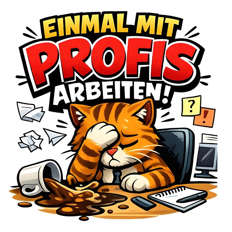Einmal Mit Profis Arbeiten Sprüche Beruf