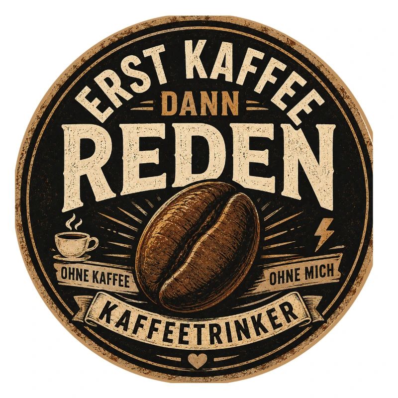 Erst Kaffee dann Reden Retro