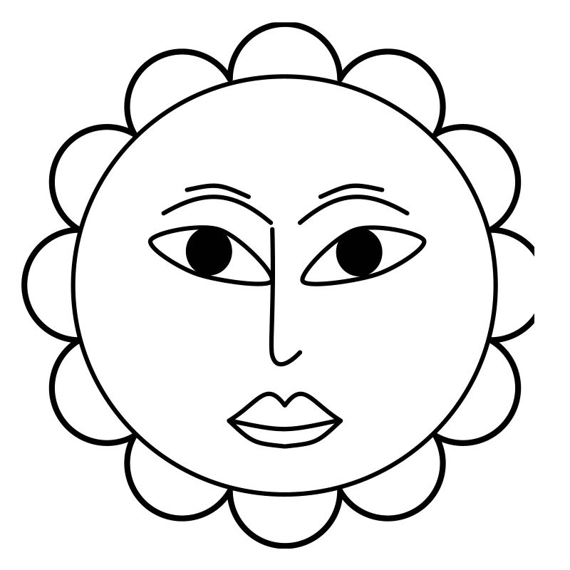 Schlichte Blume