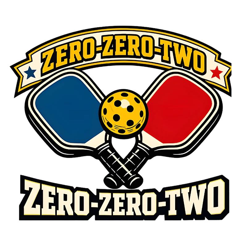 Zero-Zero-Two Paddle Ball Emblem