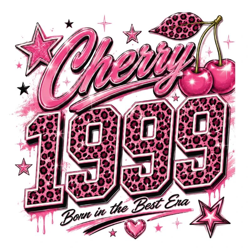 Cherry 1950's Leopard Pink