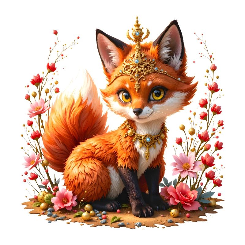 Fox Floral Schmuck