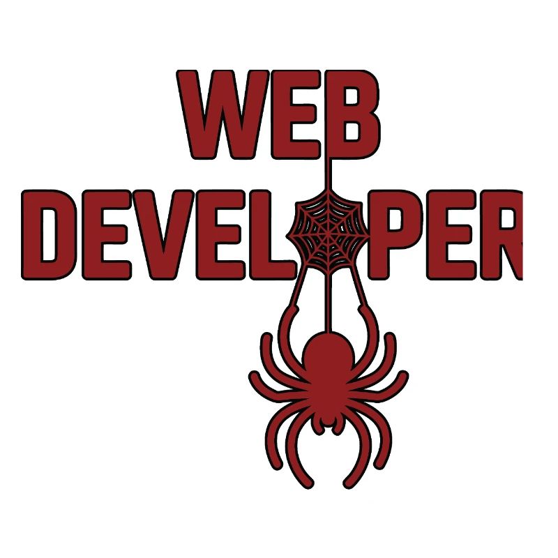 Web Developer Spider Logo Shirt
