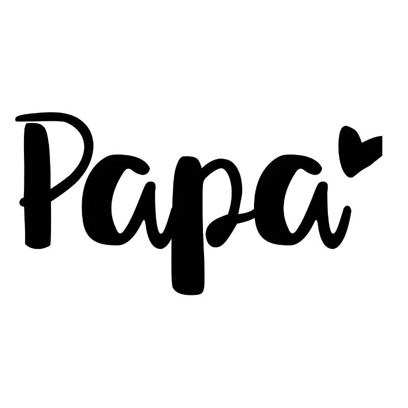Papa Herz für Väter oder alle, die es noch werden