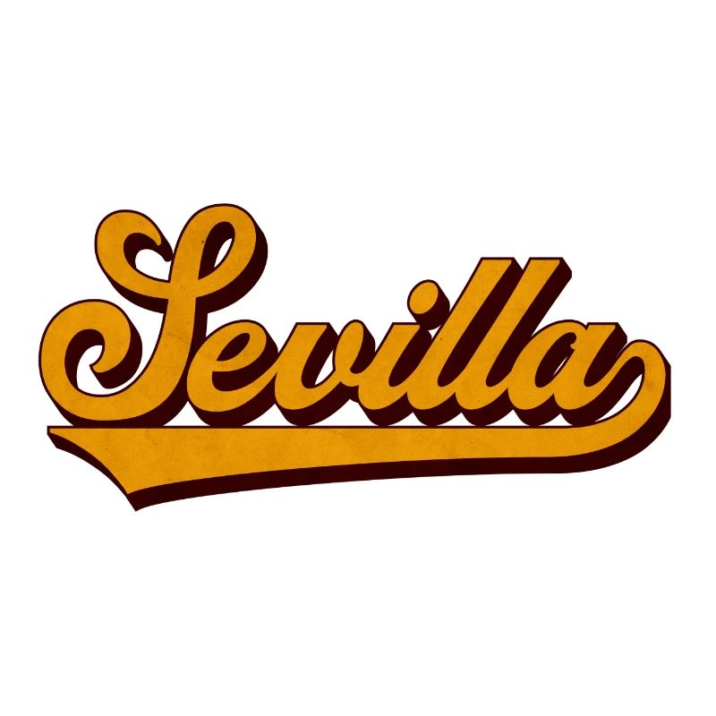 Sevilla Retro Script Yellow