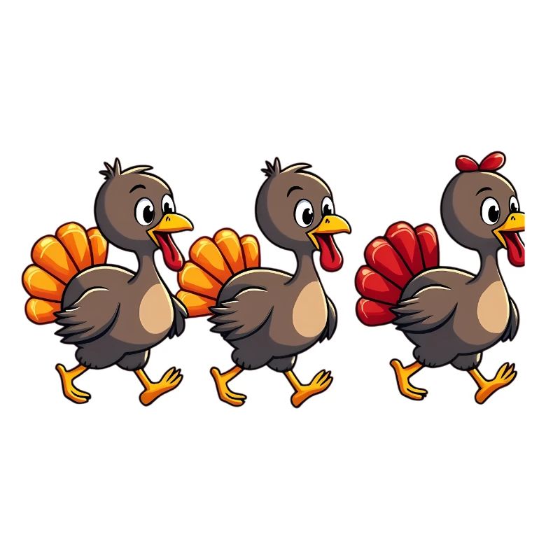 Bébé dinde de Thanksgiving