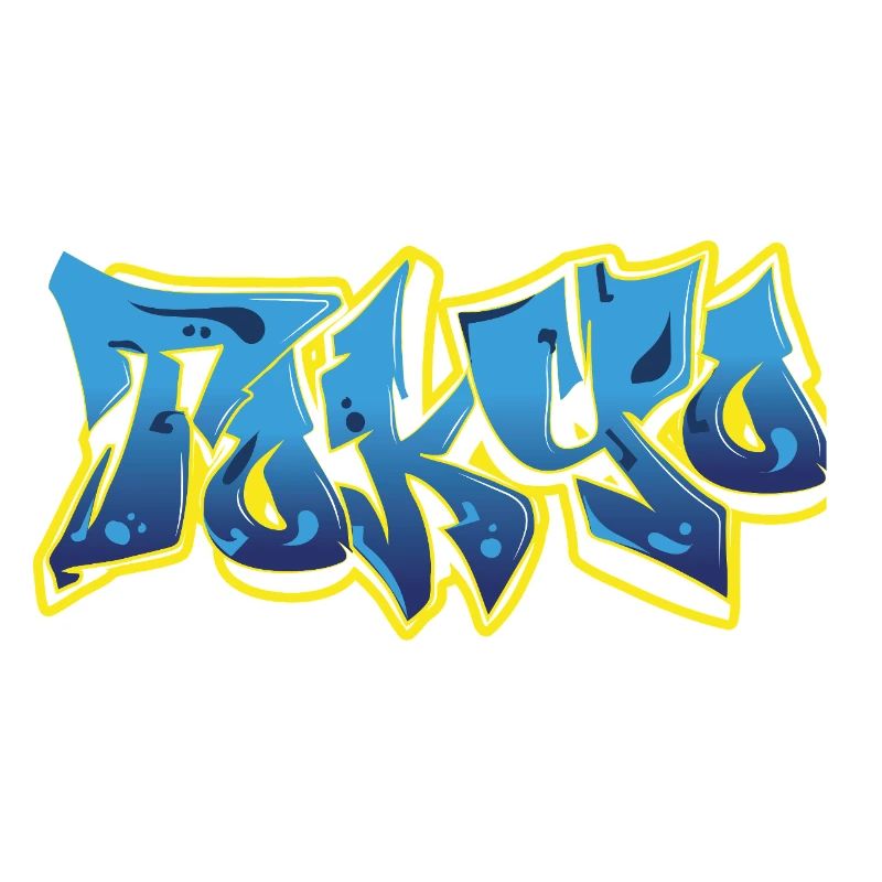 Cool Graffiti Tokyo Blue