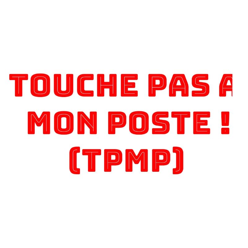 Design T-Shirt Don't Touch My Post + Mug, Mug