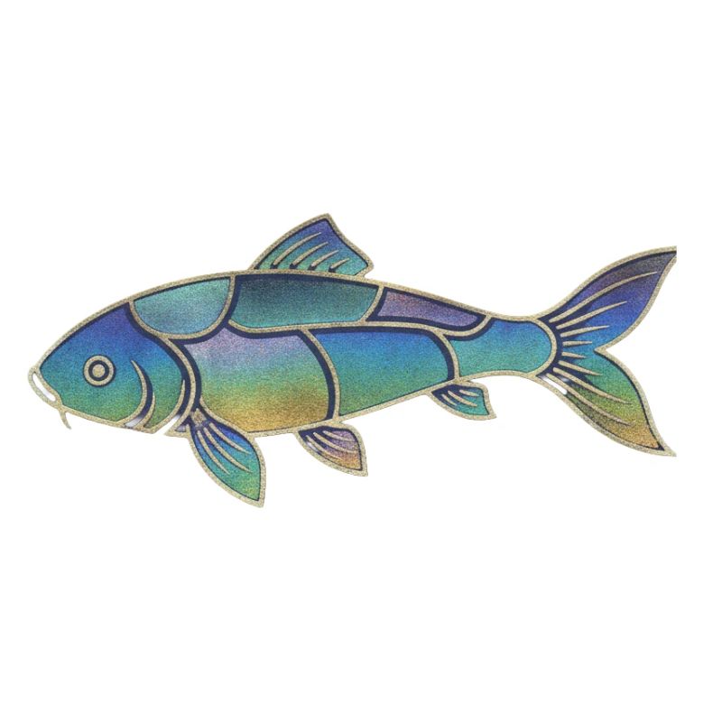 Gradient Pattern Iridescent Koi Fish