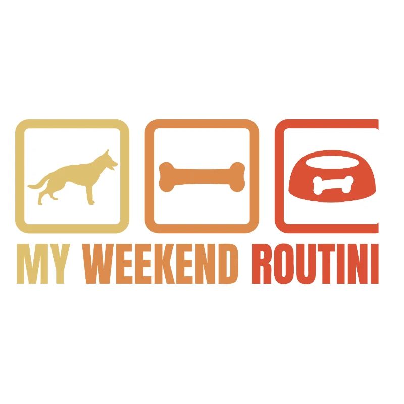 Schäferhund Wochenendroutine