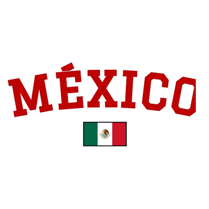 Drapeau du Mexique Rouge
