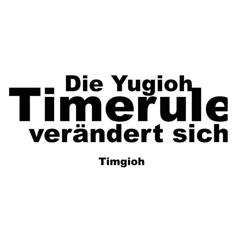 Die neue Timerule 