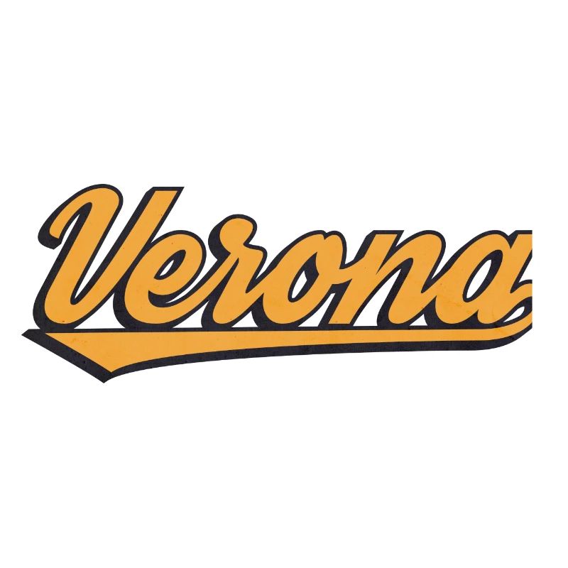 Logo rétro script de Vérone