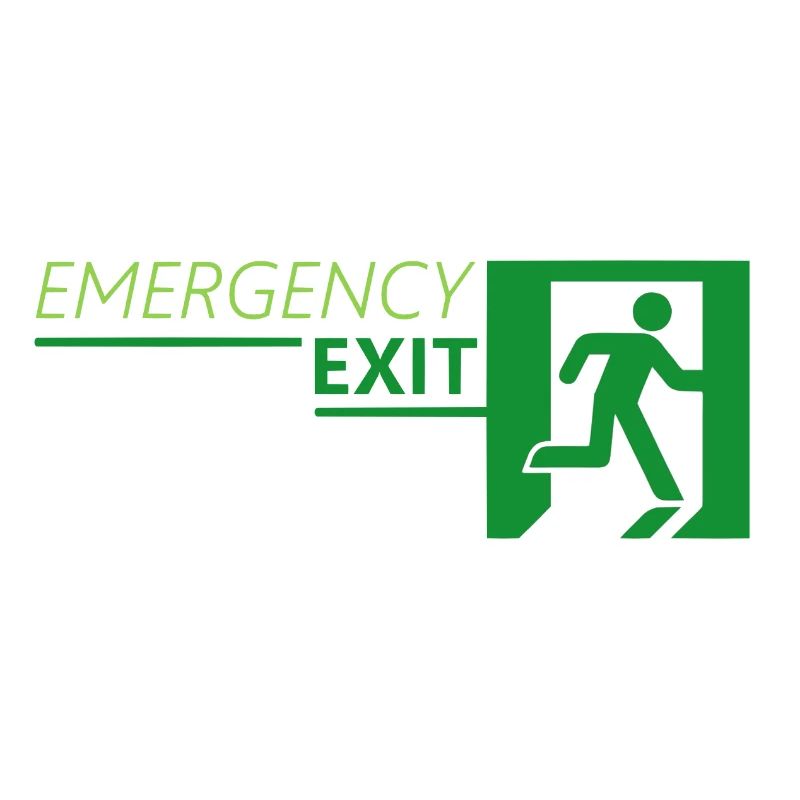 Emergency EXIT Classic Green
