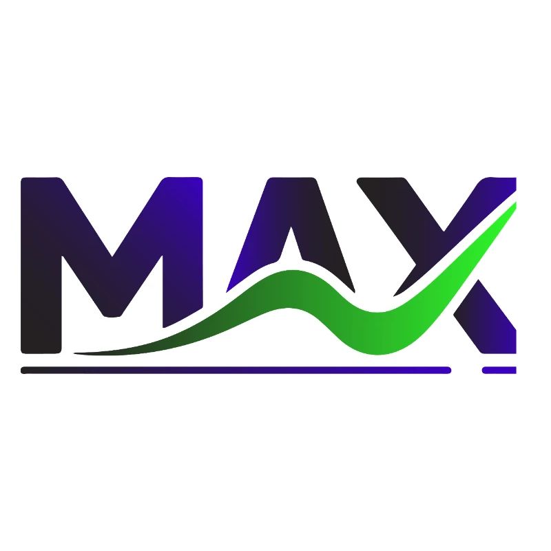 MAX Wave Gradient Logo Tee