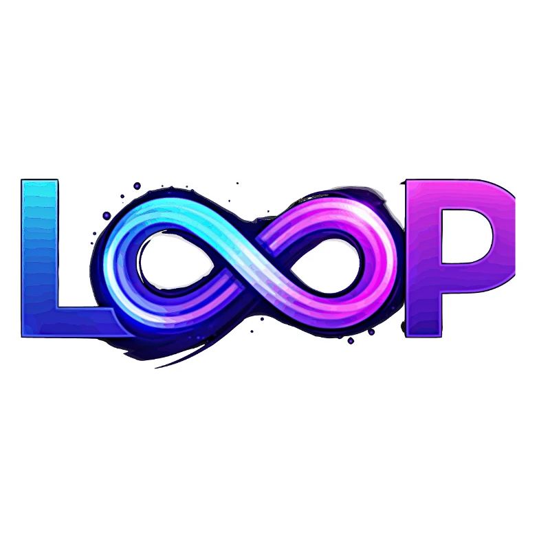 Neon Loop Unendlichkeit