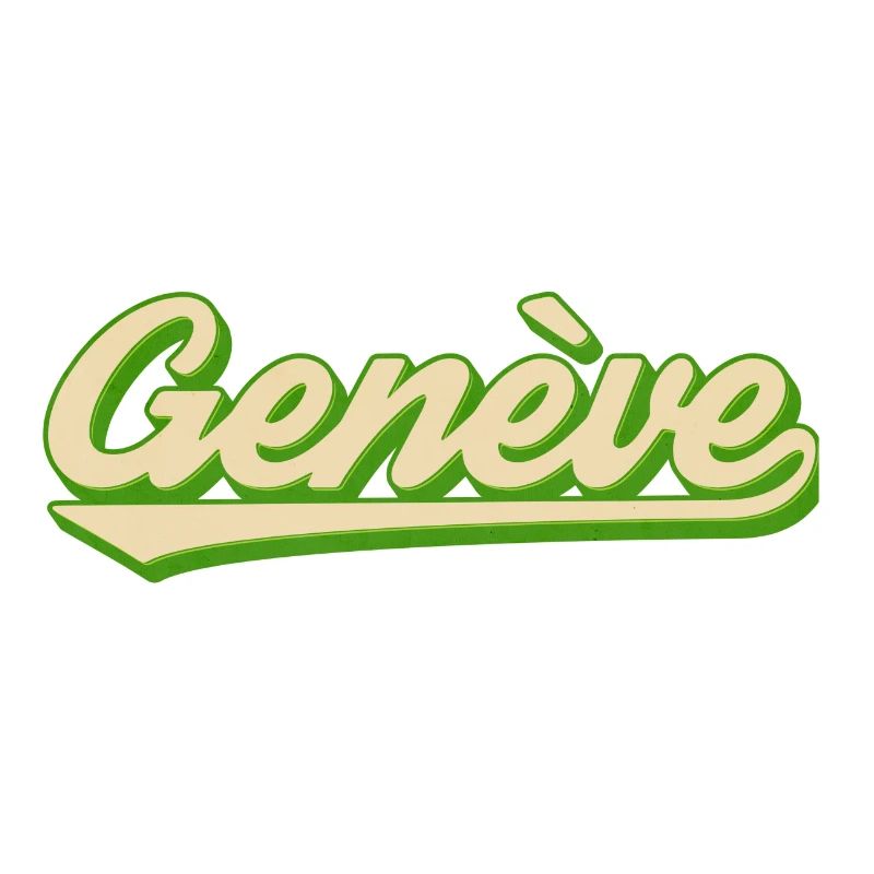 Genève Retro Script Limette