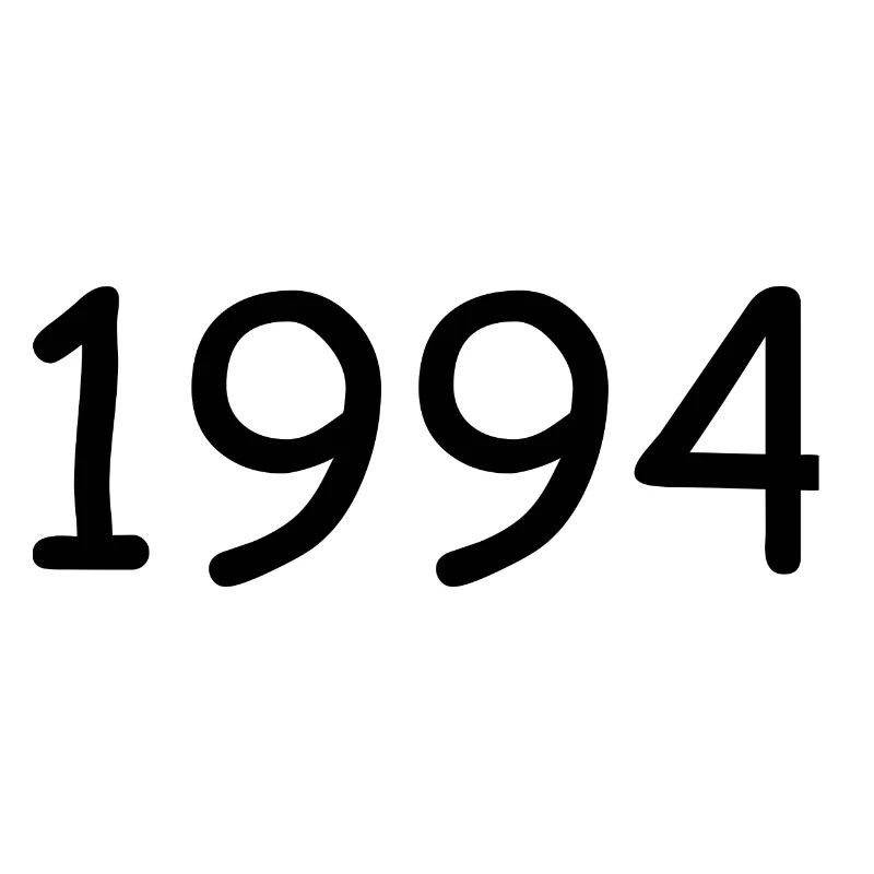 1994 30th Birthday Template White