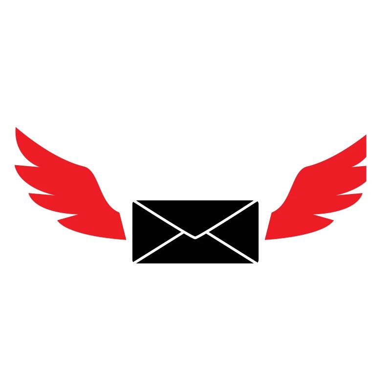 Express Mail Envelope Winged Post