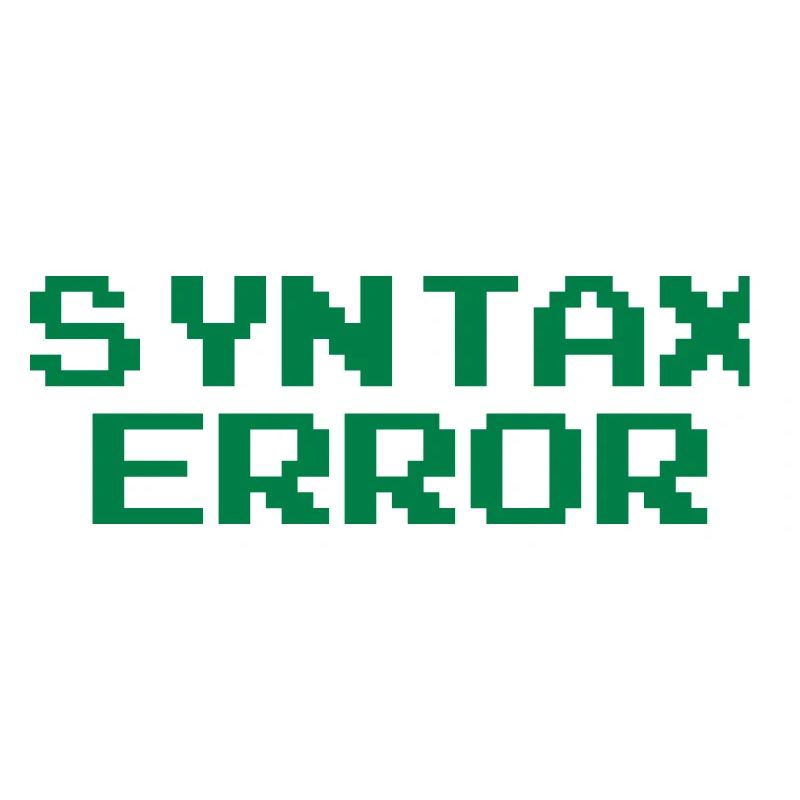 Syntax Error