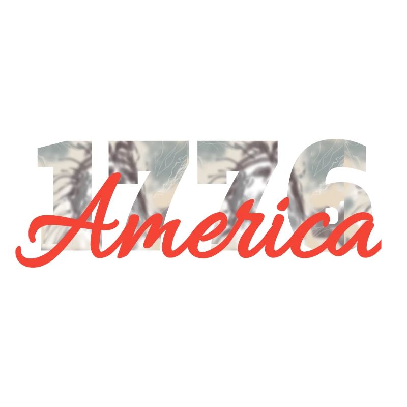 1776 America Script Overlay