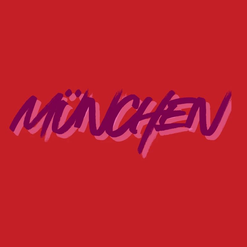 Munich Graffiti Font Pink