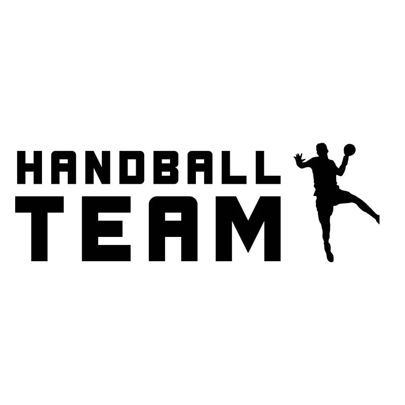 Silhouette de l’équipe de handball