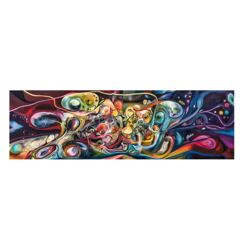 Tourbillon Cosmique Abstrait Nébuleuse