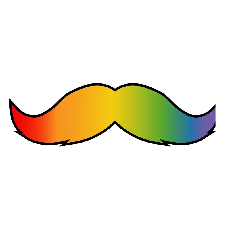 Rainbow Beard Queer Black