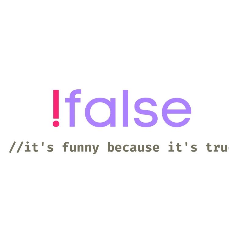 Ifalse Funny Coder Programmierungswortspiel