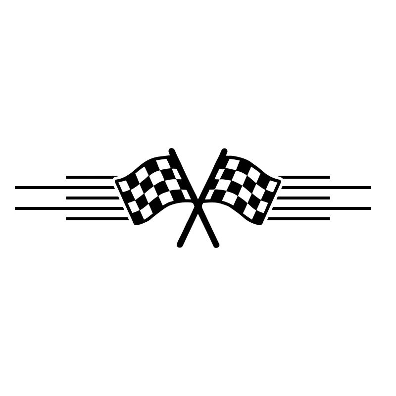 Course de drapeaux de course