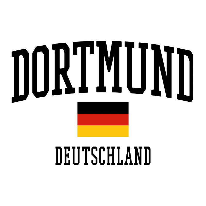 Conception du drapeau de Dortmund Allemagne