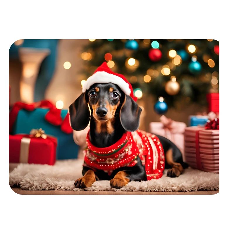 Süsser Weihnachts-Dackel