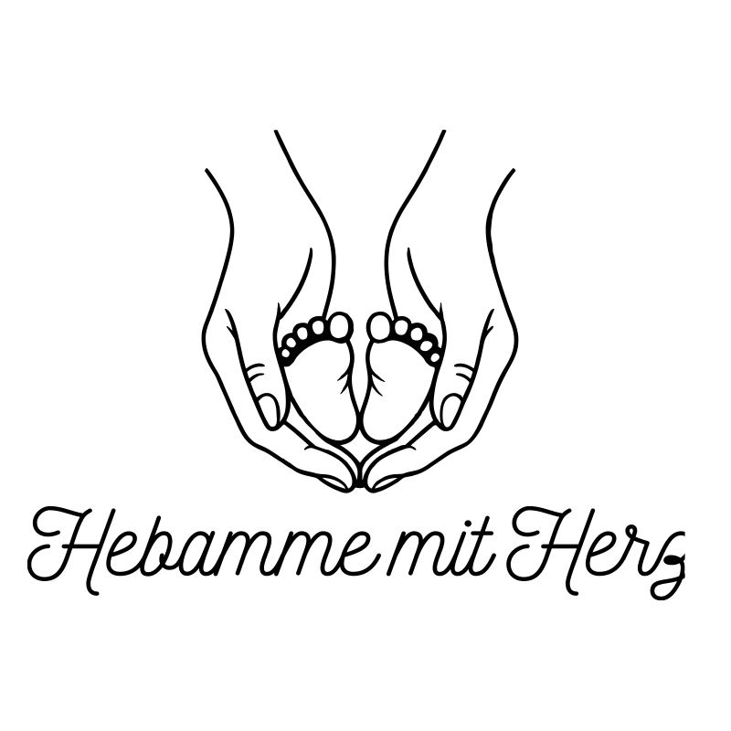 Hebamme mit Herz - personalisierbares Design