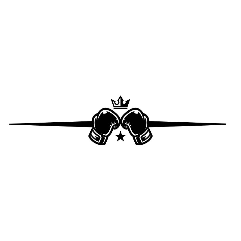 Symbole des gants de boxe Boxe