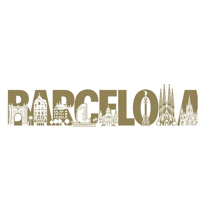 Barcelone Espagne Catalogne Silhouette