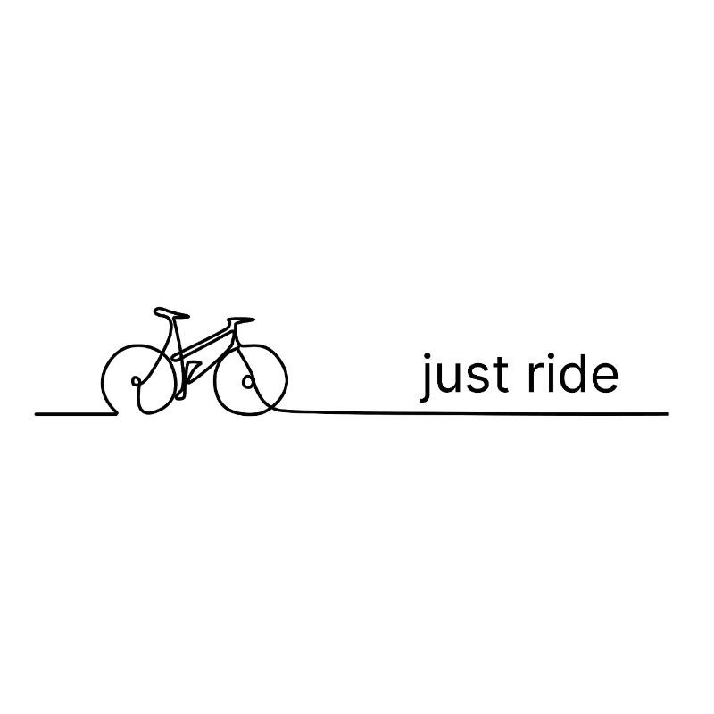 Roule simplement – Dire à vélo avec un graphique en une ligne