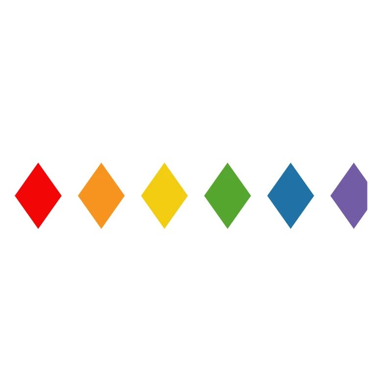 Rainbow Rhombus